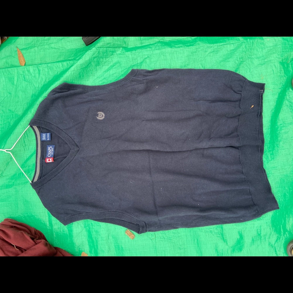 Chaps sweater vest XL